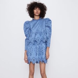 Zara | eyelet dress